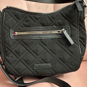 Vera Bradley Quilted Black Crossbody Bag